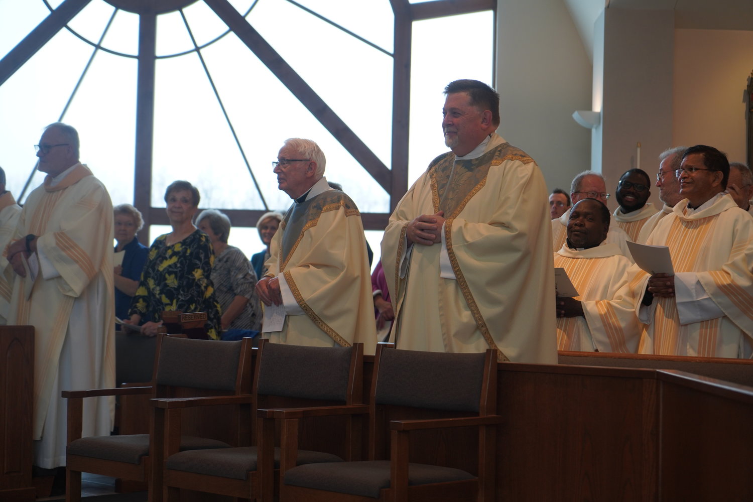 Father Frederick Elskamp and Father William Peckman are among the priests of the diocese who are having significant priestly anniversaries this year.